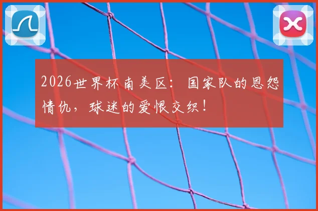 2026世界杯南美区：国家队的恩怨情仇，球迷的爱恨交织！